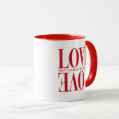 LOVE x LOVE MUG マグカップ (正面右)