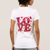 LOVE XOXO Tシャツ (裏面)