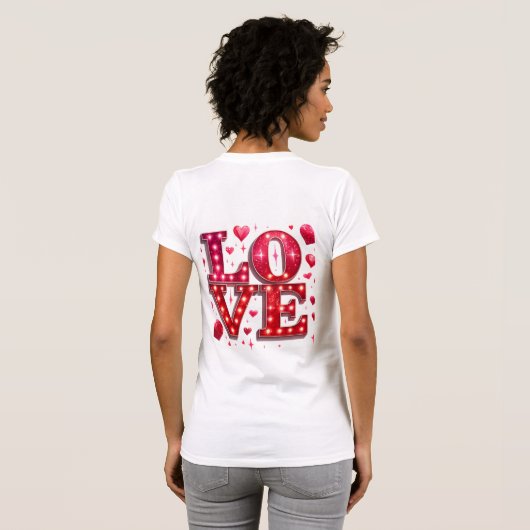 LOVE XOXO Tシャツ (裏面フル)