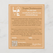 LOVE YOGAクラス瞑想健康セラピー2 チラシ (裏面)