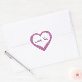 Love Youカスタマイズ可能な会話ハート ハートシール (封筒)