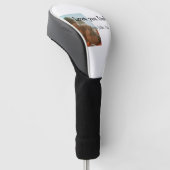 love youパパ父の日を追加フォト名シンプル付 ゴルフヘッドカバー (アングル)