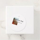 love youパパ父の日を追加フォト名シンプル付 フェイバータグ (インサイチュ)