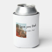 love youパパ父の日を追加フォト名シンプル付 缶クーラー (缶正面)