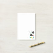 Love Youパパ ポストイット (デスク上)
