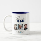 Love Youパパ/Daddy/Other 6-Photoカスタム文字 ツートーンマグカップ (左)