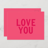 LOVE YOUポストカード ポストカード (正面/裏面)