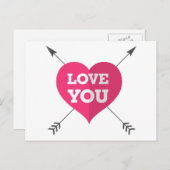Love Youポストカード ポストカード (正面/裏面)