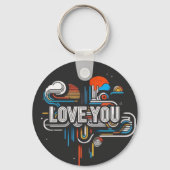 Love you キーホルダー (正面)