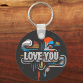 Love you キーホルダー (正面)