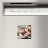 Love You,パパ，父とベビー写真 マグネット (インサイチュ (食洗機))