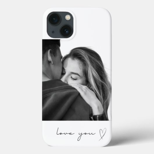 Love You - ロマンティック iPhone / iPad カバー (裏面)