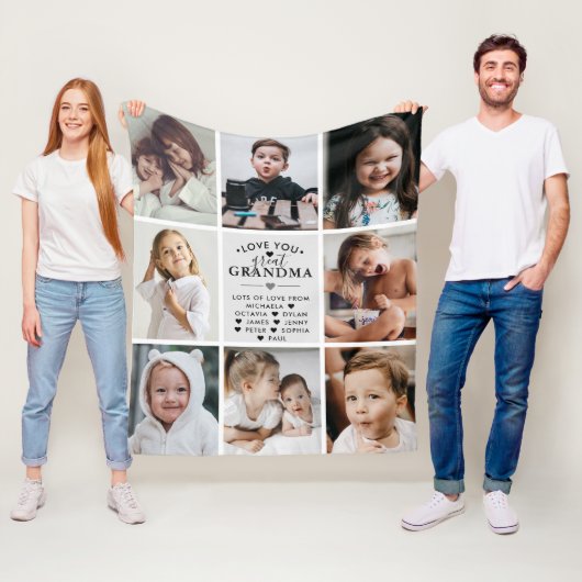 Love You 素晴らし Gramona/Nana/Granny/その他8枚 フリースブランケット (インサイチュ)