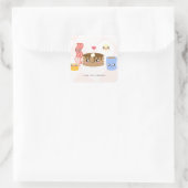 Love You a Brunch Stickers (Sheet of 20) スクエアシール (バッグ)