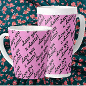 Love You A Latte Latte Mug カフェラテマグ