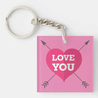 Love You Acrylic Keychain キーホルダー