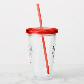 Love You Acrylic Tumbler アクリルタンブラー (左)