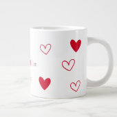 Love you all the life ジャンボコーヒーマグカップ (右)