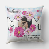 Love You Always Mom カスタムMothers Day写真 クッション (裏面)