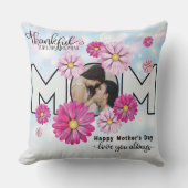 Love You Always Mom カスタムMothers Day写真 クッション (正面)