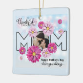 Love You Always Mom カスタムMothers Day写真 セラミックオーナメント (左)