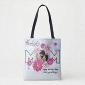 Love You Always Mom カスタムMothers Day写真 トートバッグ (正面)