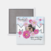 Love You Always Mom カスタムMothers Day写真 マグネット (正面/裏面)