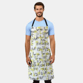 Love You, Art Palm Summer エプロン (着用した状態)