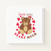 Love you beary much for Valentine's Day ノートブック (裏面)