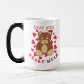 Love you beary much for Valentine's Day モーフィングマグカップ (左)
