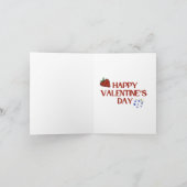 Love You Berry Much Valentine's Day Card サンキューカード (内部)