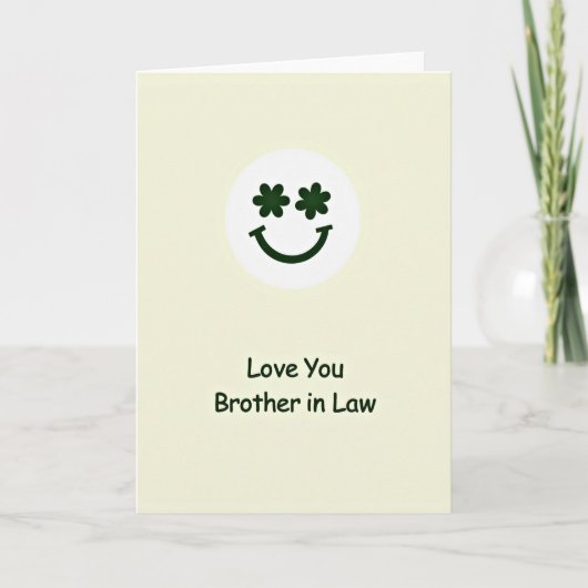 Love You Brother In Law Card カード (正面)
