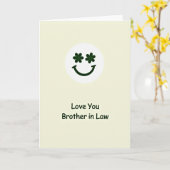 Love You Brother In Law Card カード (黄色い花)