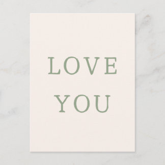 Love You Card. ポストカード
