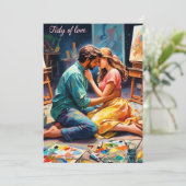 Love You Card By James Michael Miller サンキューカード (スタンド正面)