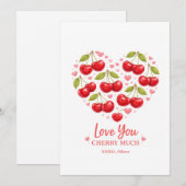 Love You Cherry Much Valentine's Day Card (正面/裏面)