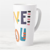 Love You Colors カフェラテマグ (右アングル)