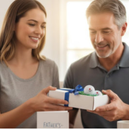 'Love You Dad' Father's Day, Birthdays, Touching ゴルフボール