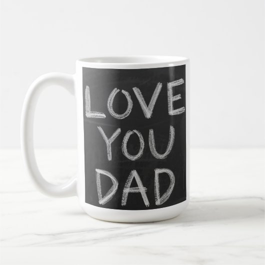 Love You Dad Mug コーヒーマグカップ (左)