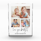 Love You Daddy 3枚の写真非公式スクリプト名 フォトブロック (正面)