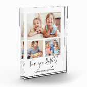 Love You Daddy 3枚の写真非公式スクリプト名 フォトブロック (左)