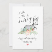 Love You Deally Kids Classroomバレンタインデー シーズンカード (正面)