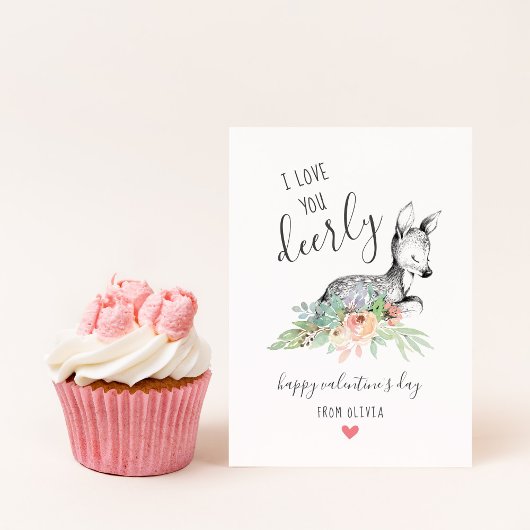 Love You Deally Kids Classroomバレンタインデー シーズンカード