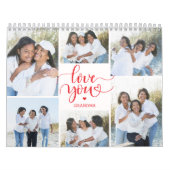 Love You Editableカラーフォトカレンダー カレンダー (カバー)