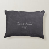 Love You For Infinity Scriptカップル写真 アクセントクッション (裏面)