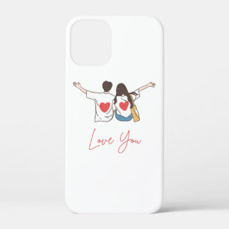 ❤️ Love You Forever - オーダーメイド 高級 iPhone カー​​ス | 12 Mini ケース