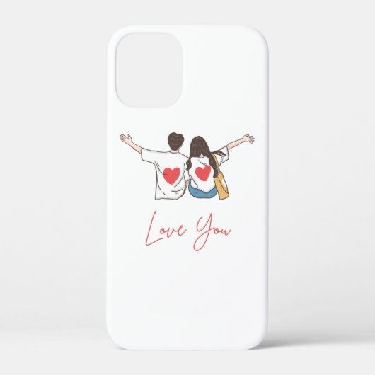 ❤️ Love You Forever - オーダーメイド 高級 iPhone カー​​ス | Case-Mate iPhoneケース (裏面)