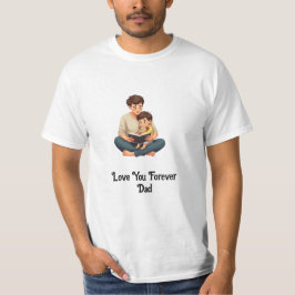 Love You Forever,パパ – メンズバリューTシャツ Tシャツ