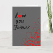 Love You Forever Art Card カード (正面)