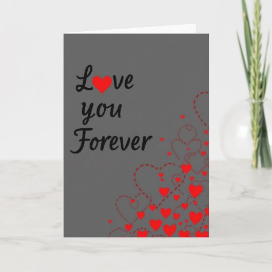 Love You Forever Art Card カード (正面)